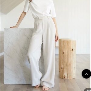 ivory trousers/slacks